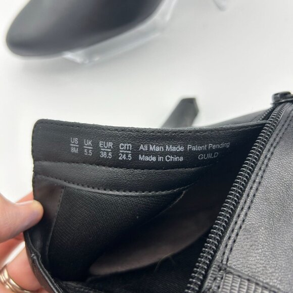 LifeStride Women's Black Ankle Boots 8M Side Zipper Pointed Toe - Picture 3 of 13